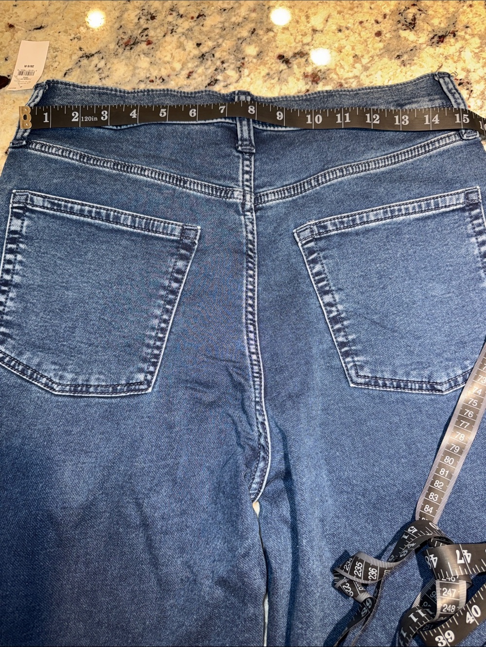 Gap Dark Wash Barrel Leg Denim Jeans - Picture 9 of 13